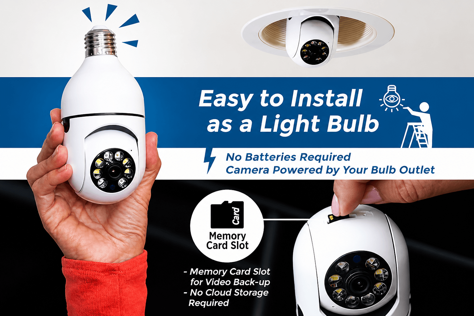 Sight Bulb monitoring a package delivery